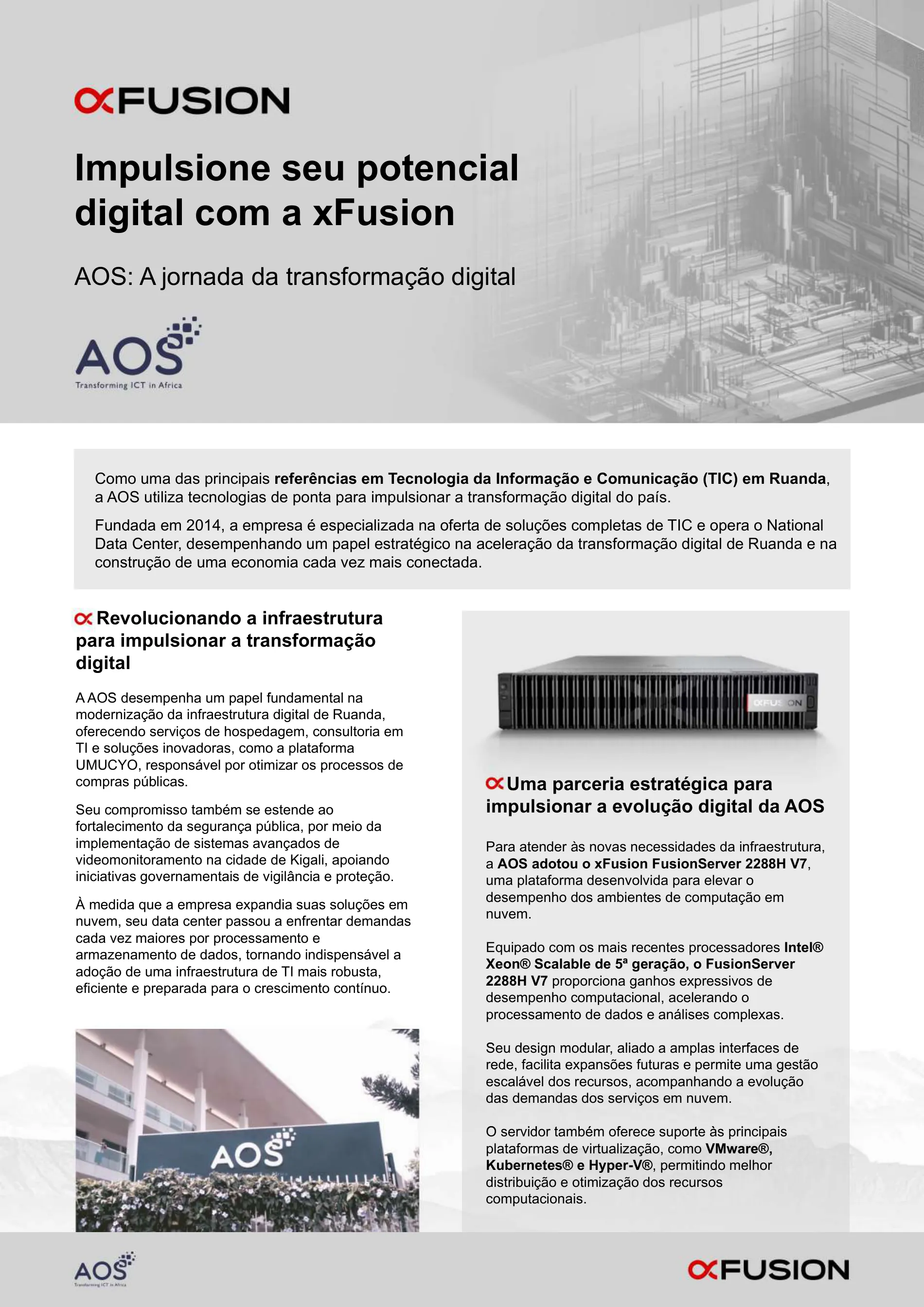AOS fortalece a transformação digital de Ruanda com a xFusion - página 1 de 2