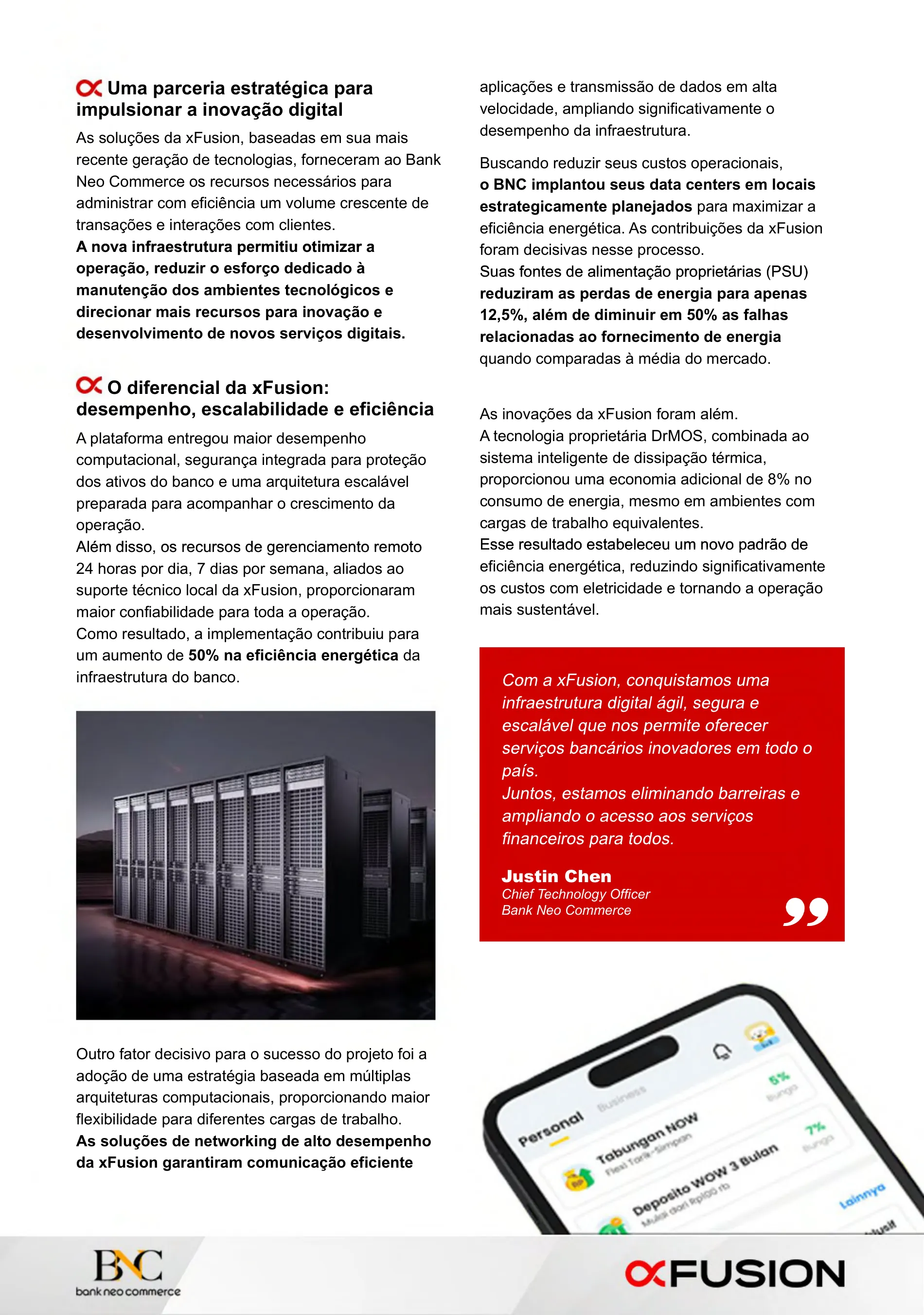 BNC impulsiona a inclusão financeira com infraestrutura de soluções da xFusion - página 2 de 3