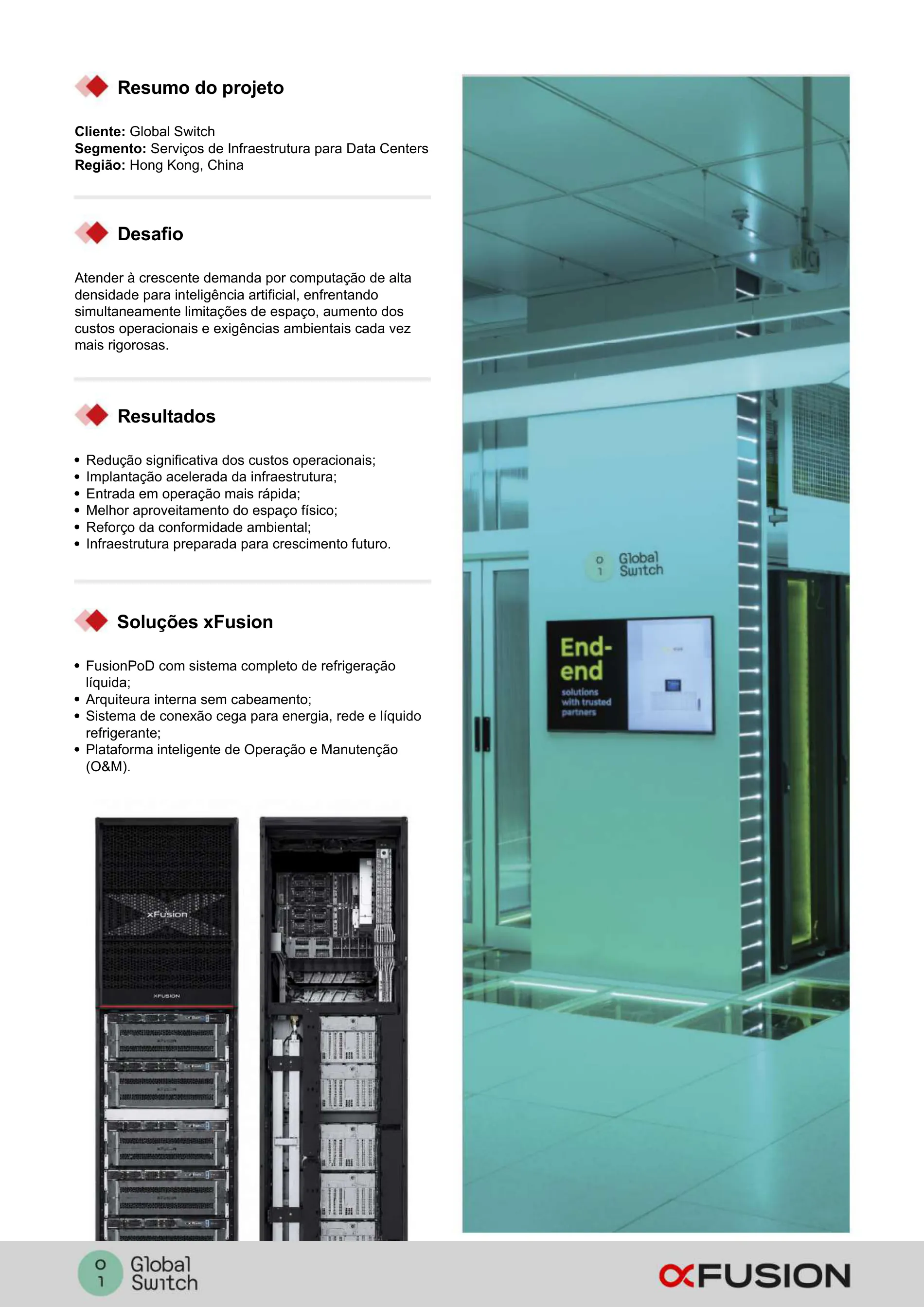 Global Switch redefine data centers com refrigeração líquida da xFusion - page 3 of 3