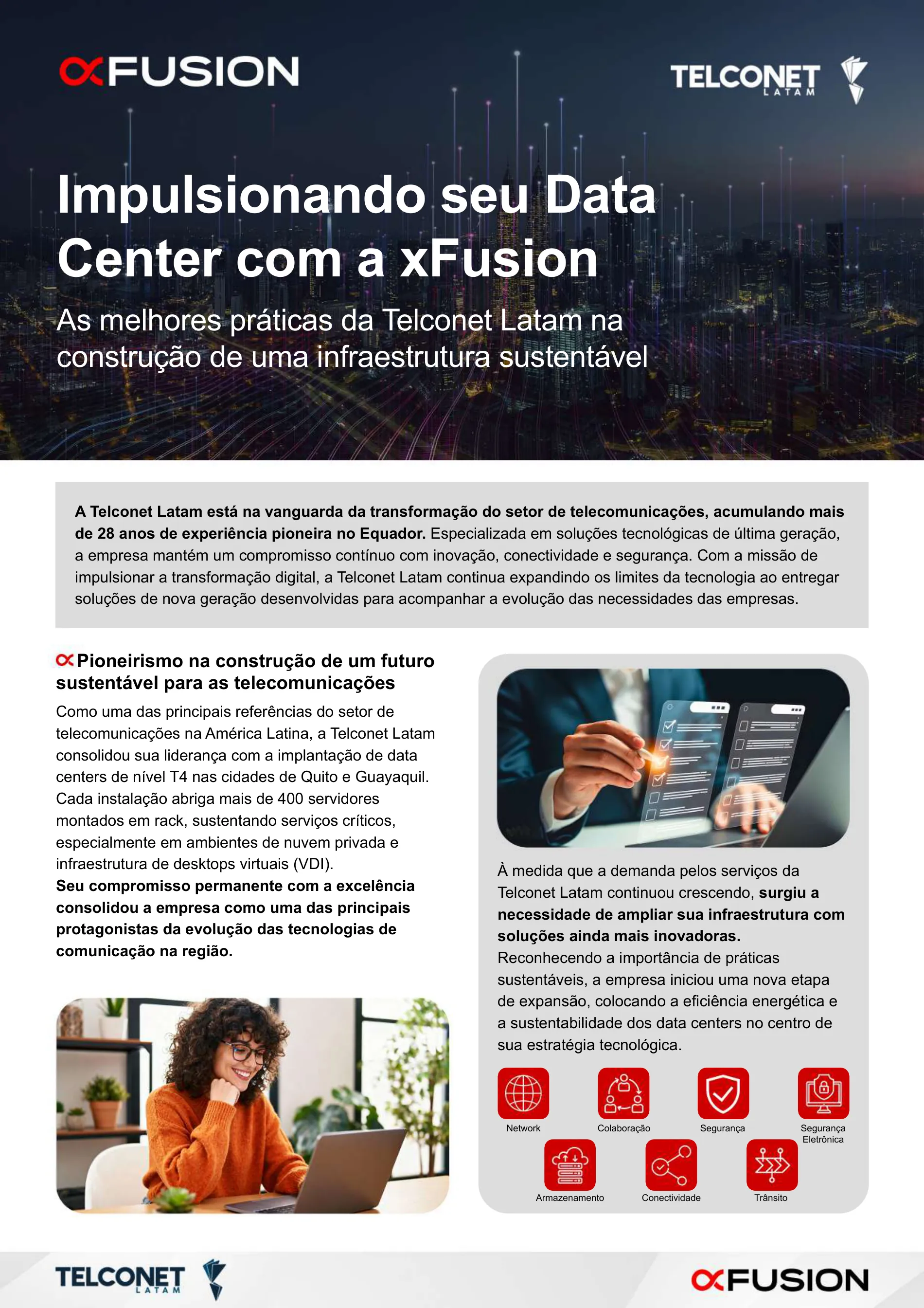 Telconet Latam expande sua infraestrutura com servidores xFusion V7 - page 1 of 3